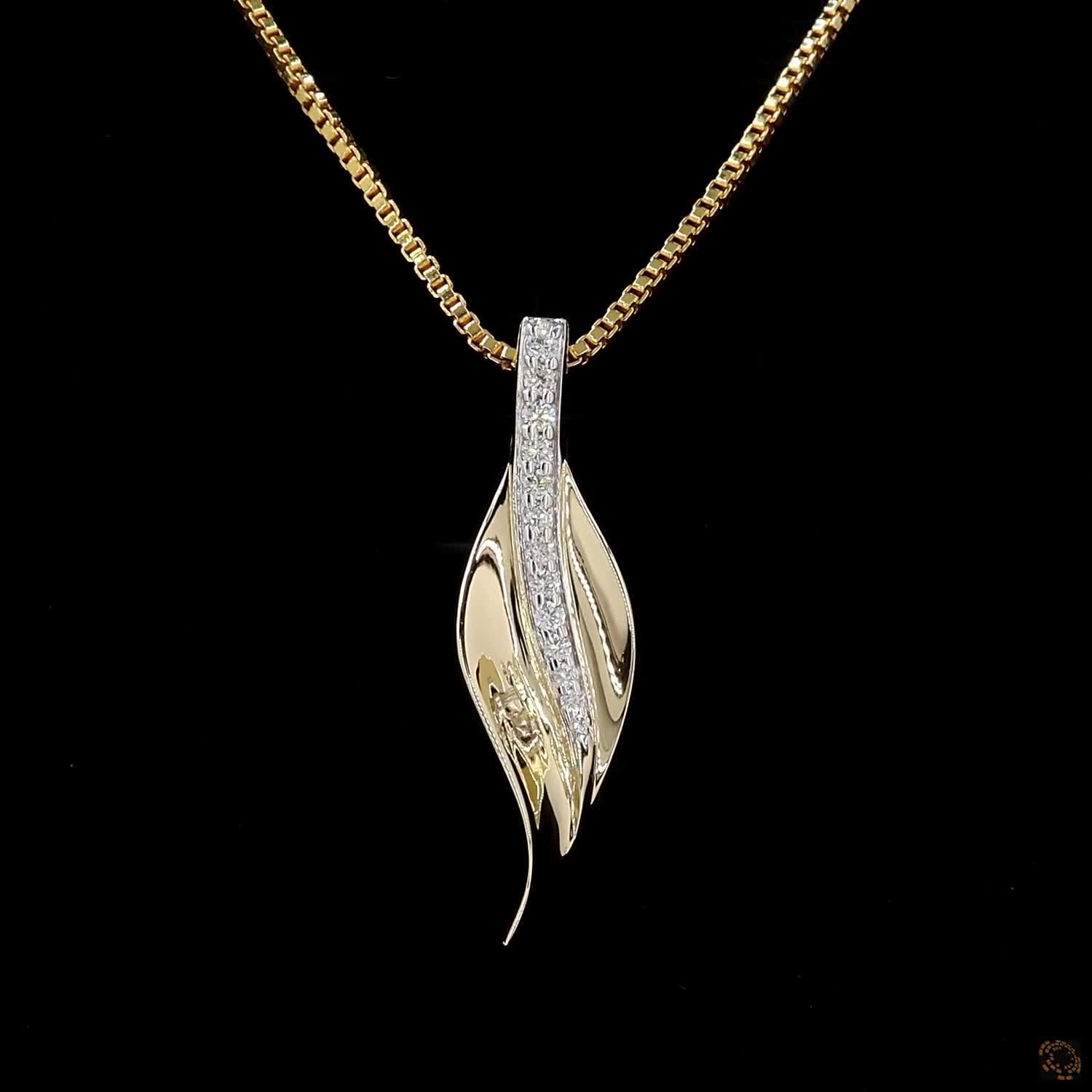Leaf Shaped Pendant