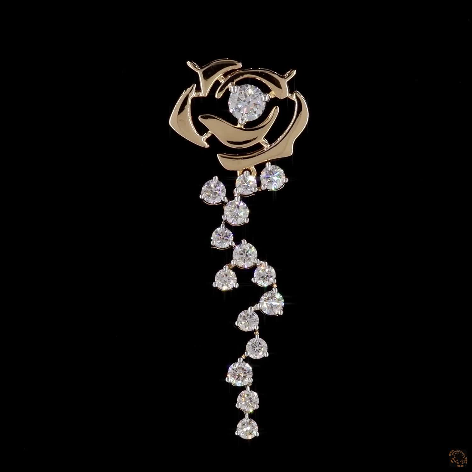 Rose Pendent with Chain
